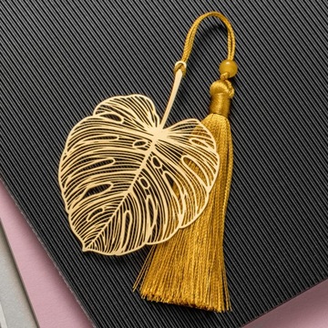 ЗАКЛАДКА «MONSTERY LEAF» С бахромой Дизайнер