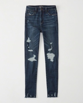 ABERCROMBIE rurki wysoki stan Hollister W27 S 36