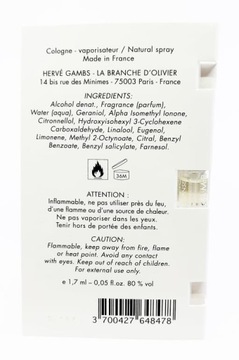 Одеколон Herve Gambs Pink Evidence Intense1,7 мл