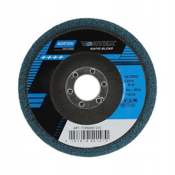 TARCZA ŚCIERNA NORTON RAPID BLEND VORTEX 125x6x22