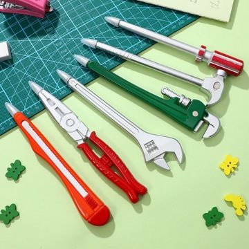 НАБОР ШАРИКОВЫХ РУЧОК В ФОРМЕ ИНСТРУМЕНТОВ ИЗ 6 ШАРИКОВ