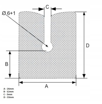 ЗАЩИТНЫЙ ПЕННЫЙ ПРОФИЛЬ БЕЗОПАСНОСТИ WS 33X26