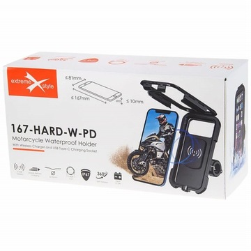 Uchwyt Motocyklowy na Telefon Uchwyt Indukcyjny do Telefonu