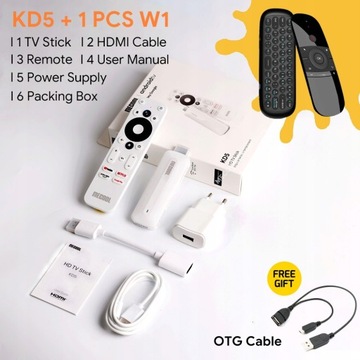 Hot sales MECOOL KD5 Android 11 TV Stick Amlogic S805X2 BT