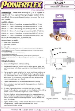 Винты регулировки угла Powerflex -PFA100-14 14 мм