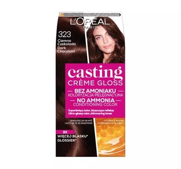 LOREAL CASTING CREME GLOSS 323 CIEMNA CZEKOLADA