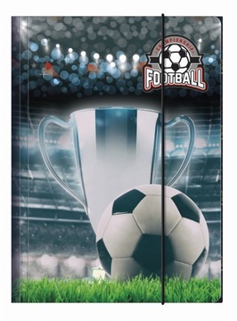 DERFORM TECZKA Z GUMKĄ A4 FOOTBALL 96411