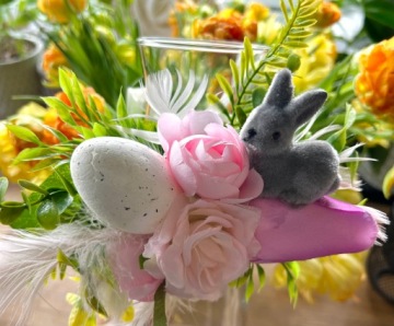 Украшенная корзина для рождественского украшения Свенконки + салфетка