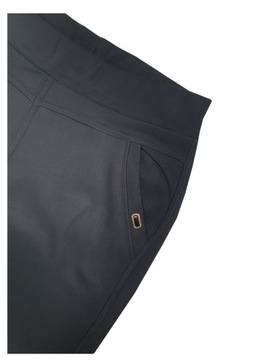 Dámske nohavice Zateplené Teplé S Vreckámi Čierne Veľké Veľkosť 42 Xl