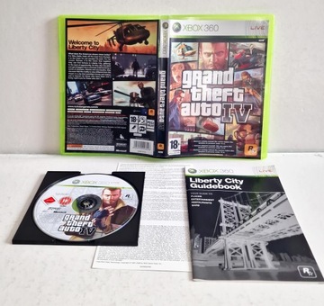 GTA Grand Theft Auto IV 4 Microsoft Xbox 360 3XA ZADBANA PŁYTA -5