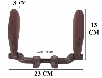 БОКОВОЕ КРЕПЛЕНИЕ ДЛЯ ПОДГОЛОВНИКА A05 22см x 13см
