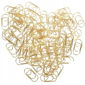 Маленькие декоративные скрепки для бумаги, нежные, 100 шт.