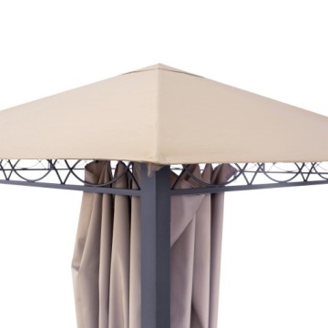 Садовый павильон 3х3 м Премиум коричневый