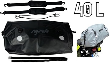 TORBA MOTOCYKLOWA NAXA TW4 WAŁEK NA TYŁ MOTOCYKLA ROLL BAG|40 LITRÓW