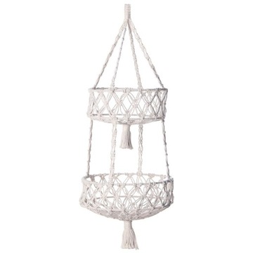 Wiszące kosze Vintage Ornament naścienny na dwa