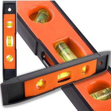 POZIOMICA MAGNETYCZNA 23CM KOMPAKTOWA 3 LIBELKI MAGNES