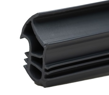 УПЛОТНИТЕЛЬ ДЛЯ ПОРОГА МЕТАЛЛИЧЕСКОЙ ДВЕРИ АНТРАЦИТ 6 м