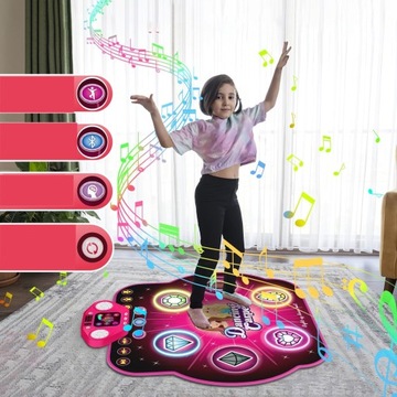 БОЛЬШОЙ ТАНЦЕВАЛЬНЫЙ КОВРИК С ПОДСВЕТКОЙ ПИАНИНО ТАНЦОВАЯ МУЗЫКА