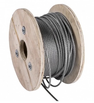 Linka lina nierdzewna Fi 5 INOX 316 zawiesia