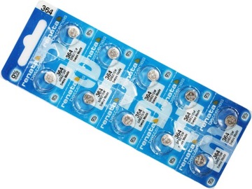 10x BATERIA SREBROWA RENATA SR621SW SR 621 364 363