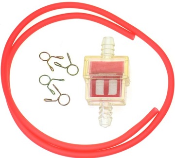 ТОПЛИВНЫЙ ФИЛЬТР, ТОПЛИВНЫЙ ШЛАНГ, ЗАЖИМ, МОТОЦИКЛ ROMET