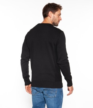 LEE COOPER Мужской свитер BILL ORGANIC BLACK L