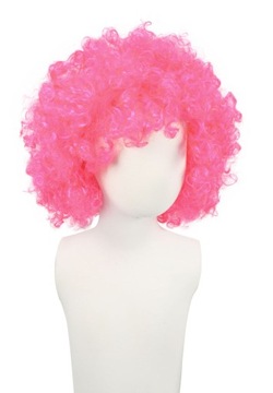 Розовый парик афро XXL /Arpex