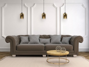 СОВРЕМЕННАЯ ЭЛЕГАНТНАЯ ПОДВЕСНАЯ ЛАМПА СО СТЕКЛЯННЫМ абажуром