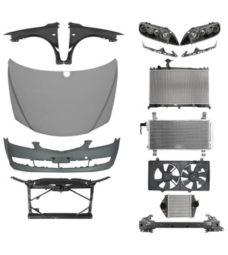 MAZDA 6 05-08 KAPOTA NÁRAZNÍK BLATNÍK PAS