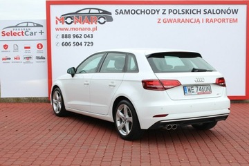 Audi A3 8V Sportback 5d Facelifting 1.5 TFSI 150KM 2018 Audi A3 Wersja SPORT S-Tronic Salon Polska GWARANCJA RAPORT SelectCar FV23%, zdjęcie 7