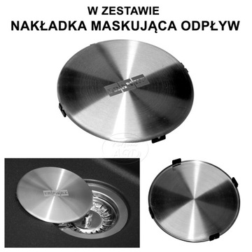 МОЙКА FRANKE CENTRO CNG 611-78 TL ОНИКС + ТРУБКА + ОТВЕРСТИЕ