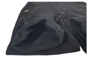 Dámske nohavice Zateplené Teplé S Vreckámi Čierne Veľké Veľkosť 40 L