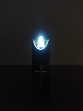 ВСТАВКА ДЛЯ СВЕТОДИОДНОЙ СВЕЧИ БОЛЬШАЯ СВЕЧА 17,5 см СВЕЧА С БЕЛЫМ ПЛАМЕНЕМ