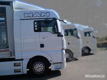 Боковые наклейки MAN 130х22 см, пара, разные дизайны