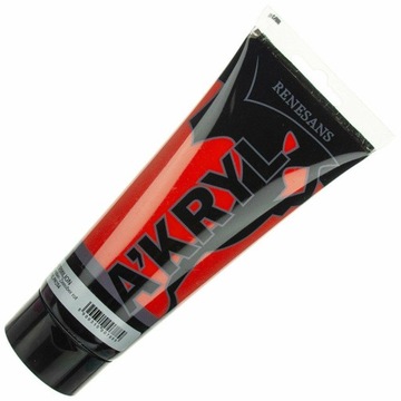 Farba akrylowa Renesans 08 szkarłat 200 ml