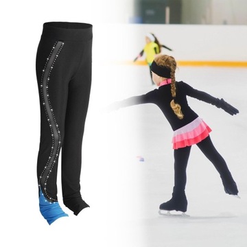 Брюки для фигурного катания. Тренировочная спортивная одежда. Длинные брюки, размер XL.
