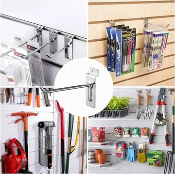 КРЮЧОК SPACE SHOP SLATWALL ХРОМ 10см