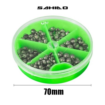 РЫБАЛОЧНЫЕ ВЕСЫ SAHIDO СВИНЦОВЫЕ ПУЛИ 120 Г ЗВОНКИ 6 РАЗМЕРОВ ВЕСЫ