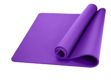 MATA DO ĆWICZEŃ JOGA FITNESS - STAR GRUBA FIOLETOWA GIMNASTYCZNA 183x61x0,8