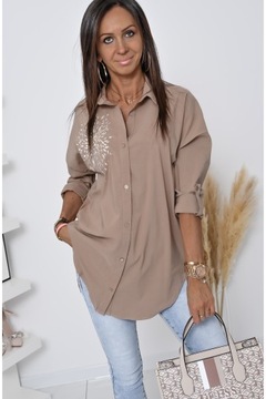 КРАСИВО ОКРАШЕННАЯ РУБАШКА ОВЕРСАЙЗ ELIT! WZ.4 XXL