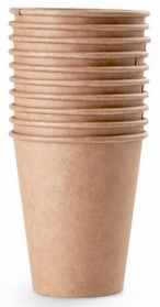 KUBKI PAPIEROWE 250ml DO KAWY NAPOJÓW KRAFT 50 szt (wliczona opłata SUP)