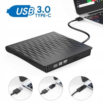 Устройство записи DVD/CD USB3.0 Внешний дисковод