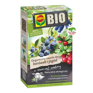 Nawóz organiczny do borówek BIO z owczej wełny