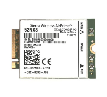 Modem WWAN DELL 52nx8
