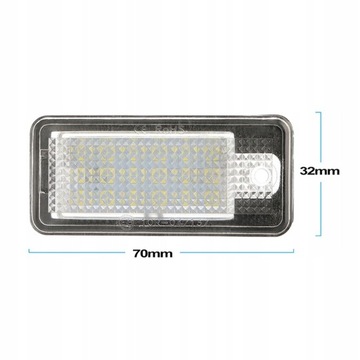 LAMPY LED TABULKY SPZ AUDI A5 CABRIO