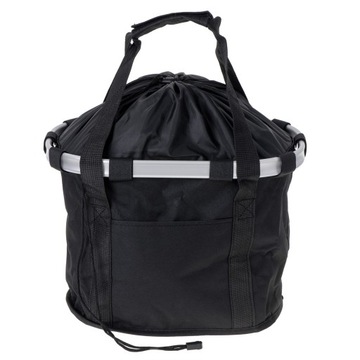 КОРЗИНА ДЛЯ ВЕЛОСИПЕДА ПЕРЕДНЯЯ КРЫШКА КОРЗИНЫ CLICK ЧЕРНАЯ