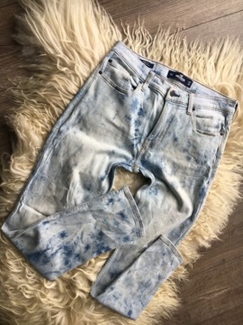 hollister dżinsy dekatyzowane skinny fit W32