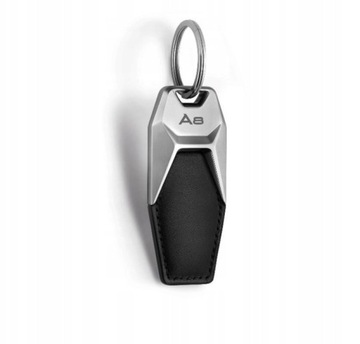 BRELOK BRELOCZEK DO KLUCZY SKÓRA AUDI LOGO A8 ASO 3181900608