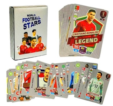 3D-альбом 432 ЧЕМПИОНАТА ПО ФУТБОЛУ + 55 золотых, черных, серебряных радужных карточек