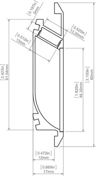 OBIT 2м анодированный светодиодный профиль